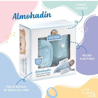 Almohadin cojín anti-ahogo Baby Mink