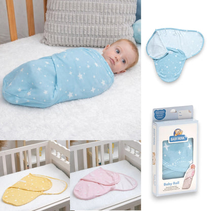 Baby roll frazada prearmada con velcro Baby Mink