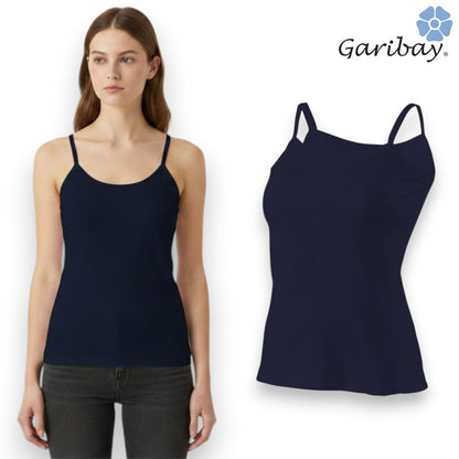 Camiseta de algodón tirante delgado dama Garibay