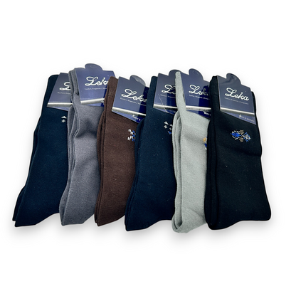 Calcetines de algodon fantasia leka caballero paquete de 6