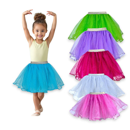 Tutu brillos económico varios colores niña