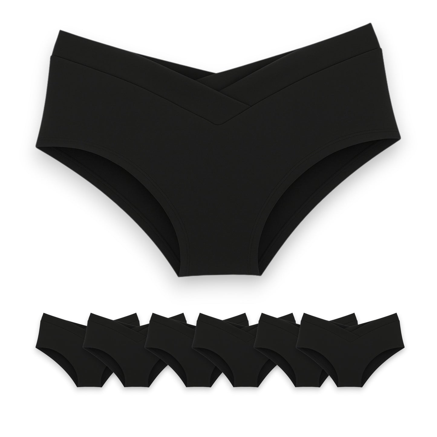 Boxer corto de algodón liso thalia surtido dama D&R paquete de 6