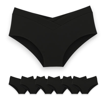 Boxer corto de algodón liso thalia surtido dama D&R paquete de 6