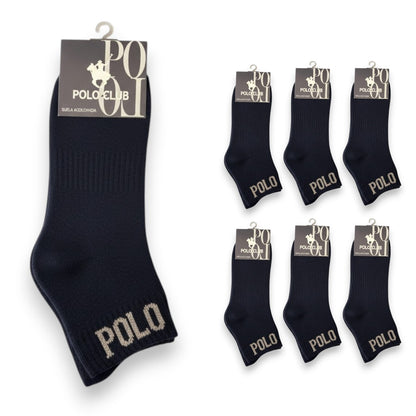 Tin pile deportivo suela acolchonada unitalla caballero Polo paquete de 6