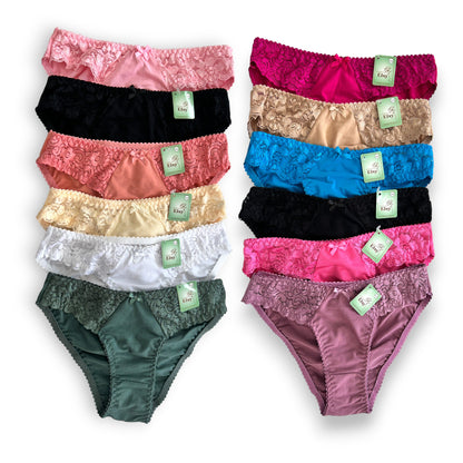 Bikini con encaje alitas surtido unitalla Elsy paquete de 12