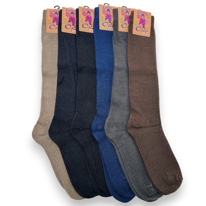 Calceta corta lisa surtida para señora unitalla Oslo paquete de 6