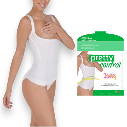 Faja camiseta senos libres #2125 Pretty Control