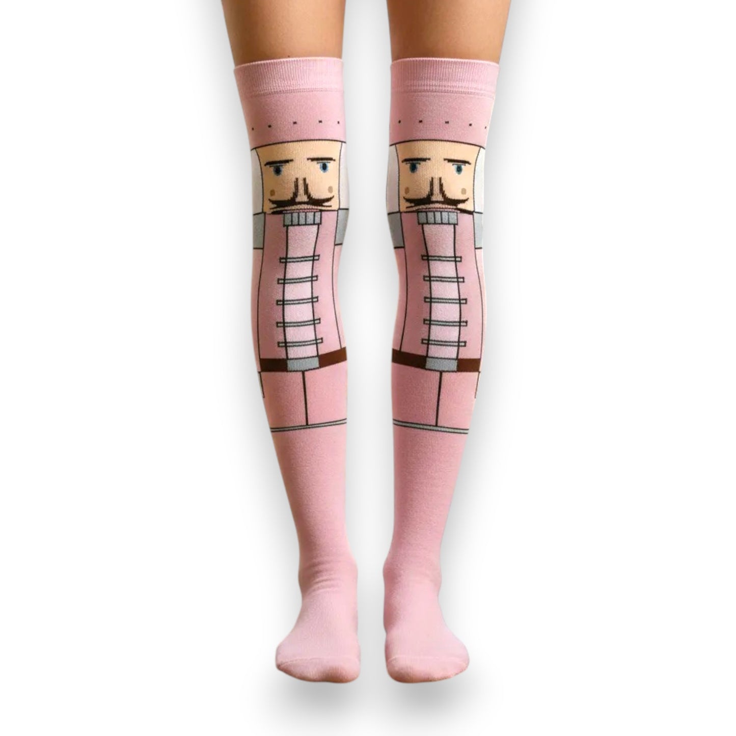 Calceta medieta navideña de cascanueces unitalla Koos