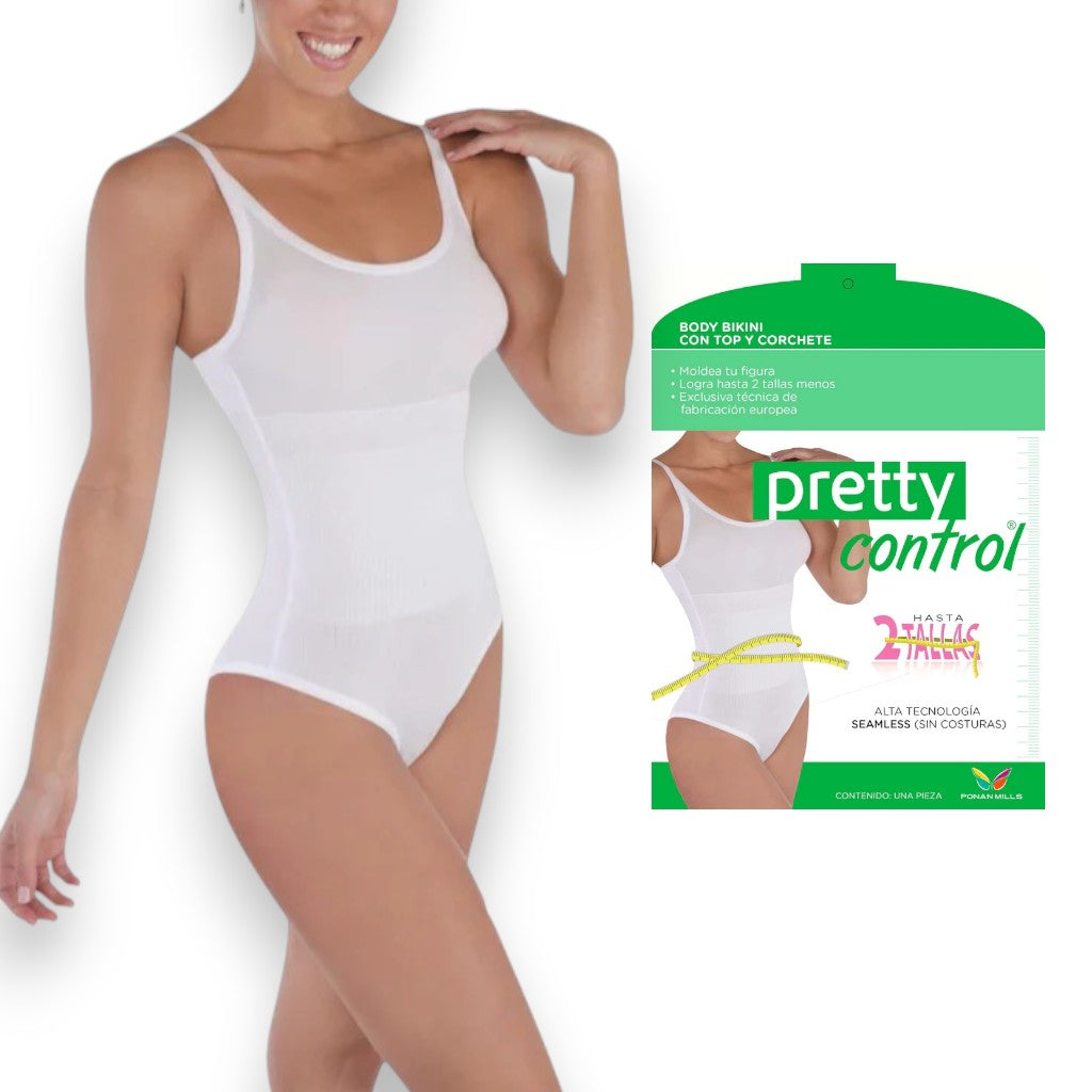 Faja body bikini con top y corchete #2110 Pretty Control