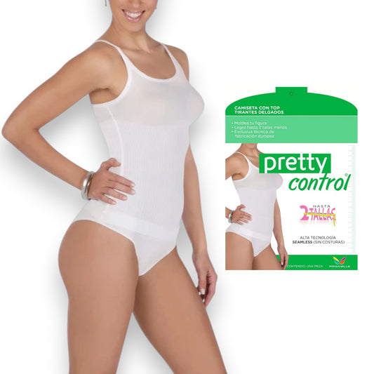 Faja camiseta con top #2130 Pretty Control