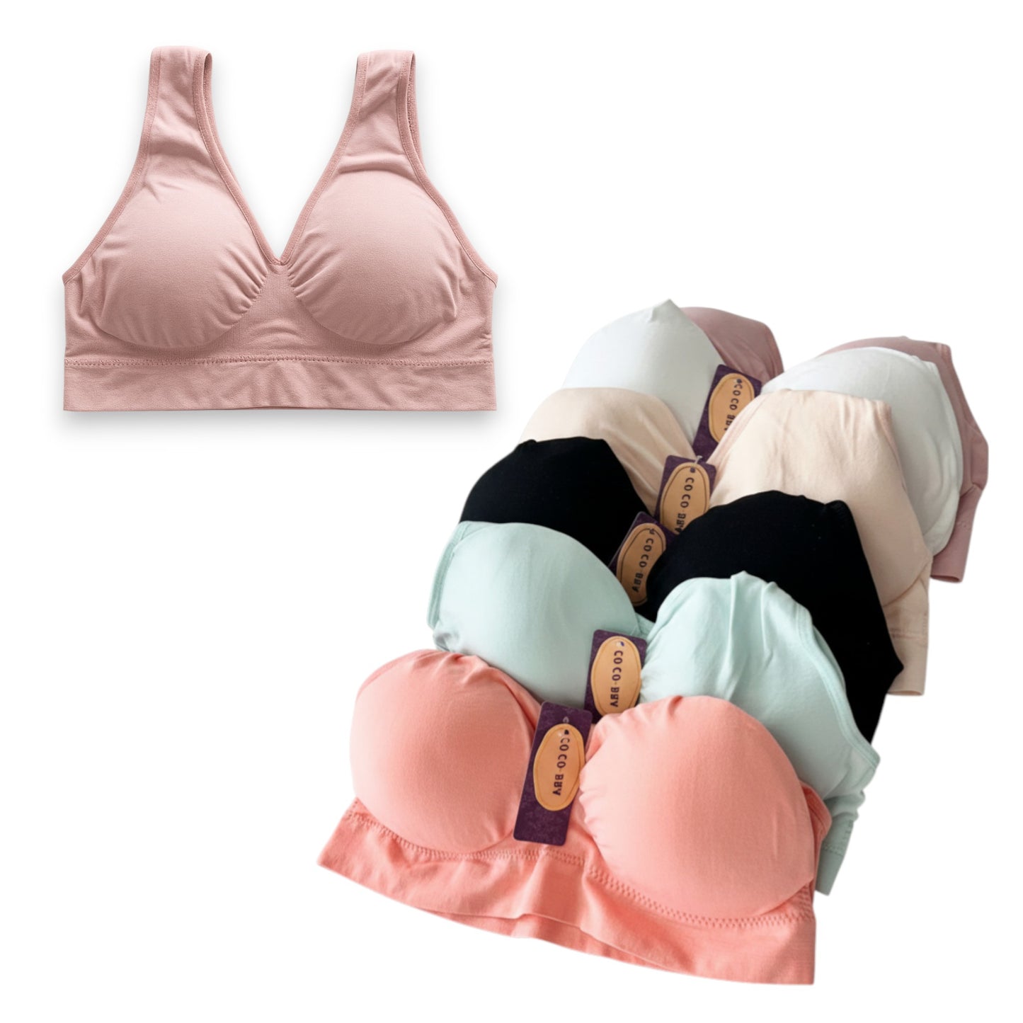 Top seamless sin varilla surtido unitalla #806 LUK paquete de 6