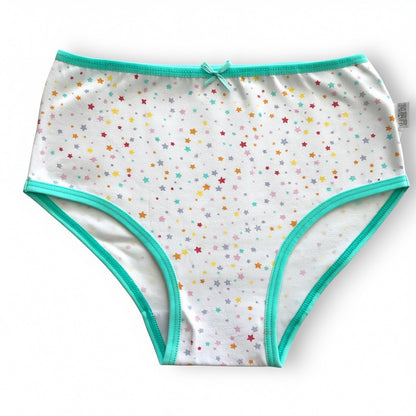 Pantaleta completa estampado estrellas niña #1158 Cylyo