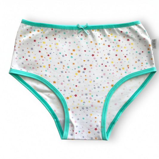 Pantaleta completa estampado estrellas niña #1158 Cylyo