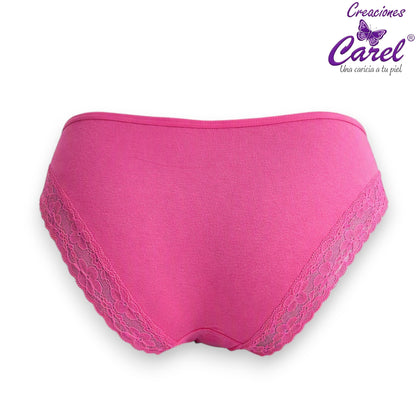 Bikini encaje en piernas alitas surtido unitalla Carel paquete de 12