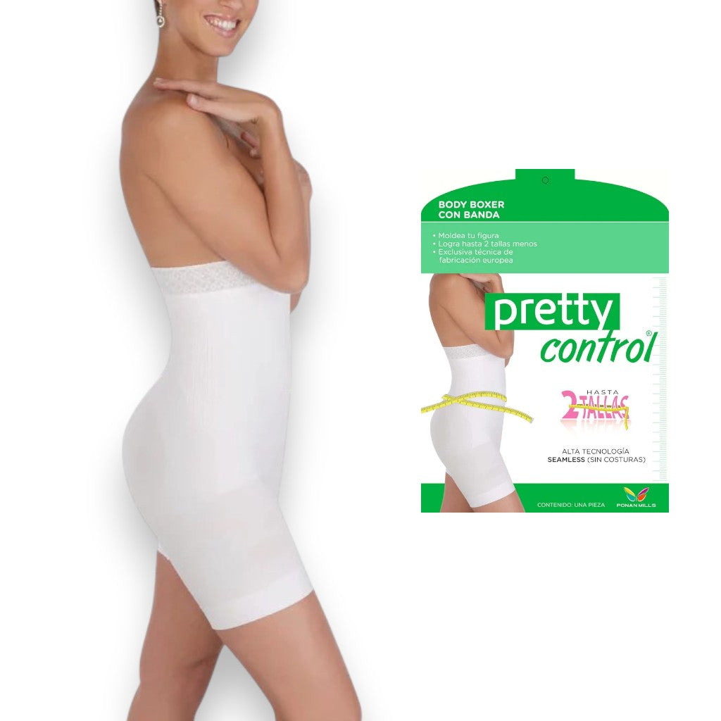 Faja body bóxer con banda #2115 Pretty Control
