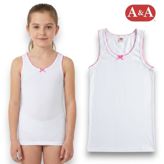 Camiseta inter con vies rosa niña AYA