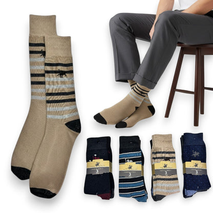 Calcetines estampados surtido unitalla caballero Polo paquete de 12 pares