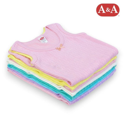 Camiseta rombos de color surtida niña AYA paquete de 6