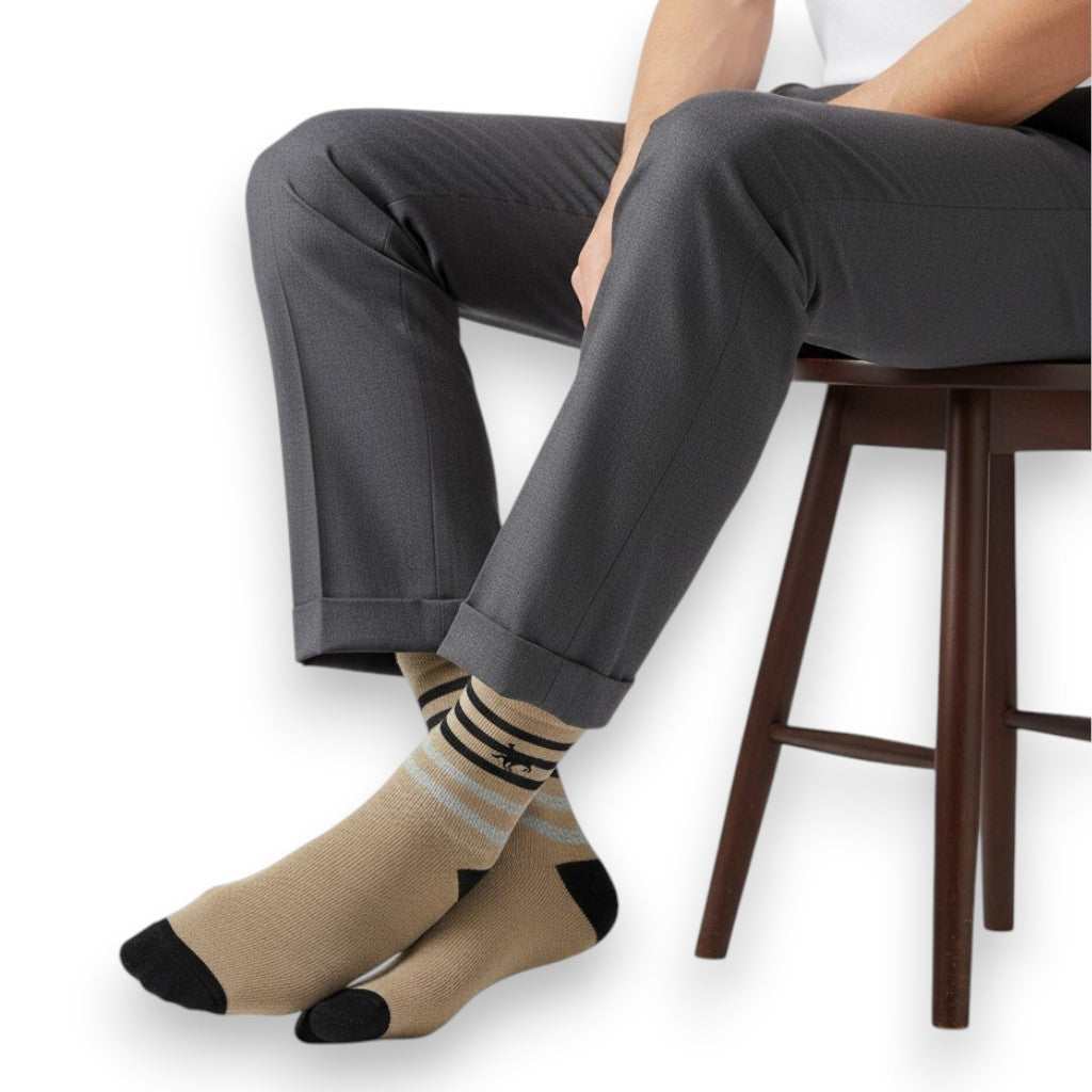 Calcetines estampados surtido unitalla caballero Polo paquete de 12 pares