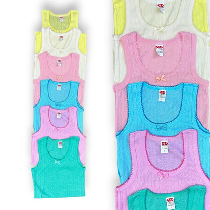 Camiseta rombos de color surtida niña AYA paquete de 6