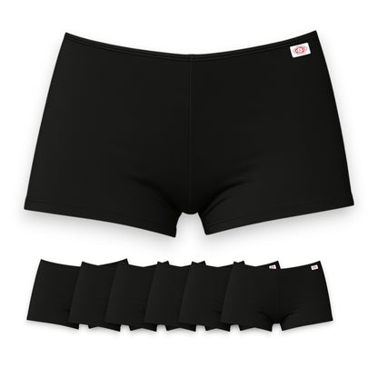 Boxer largo de algodón liso surtido dama D&R paquete de 6