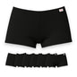 Boxer largo de algodón liso surtido dama D&R paquete de 6
