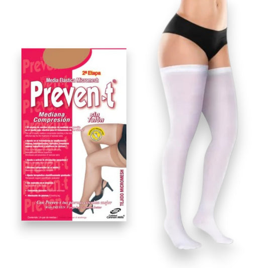 Medias de micromesh compresión mediana 2da etapa para várices Prevent