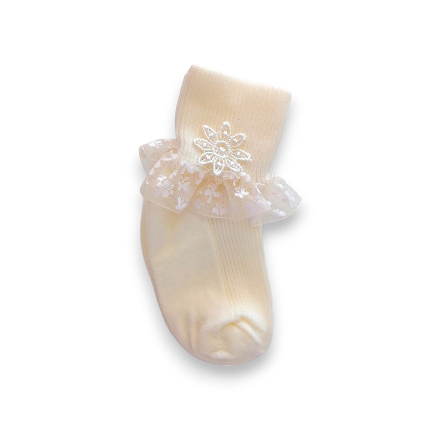 Tobillera Sary varios modelos hueso/blanco paquete de 12