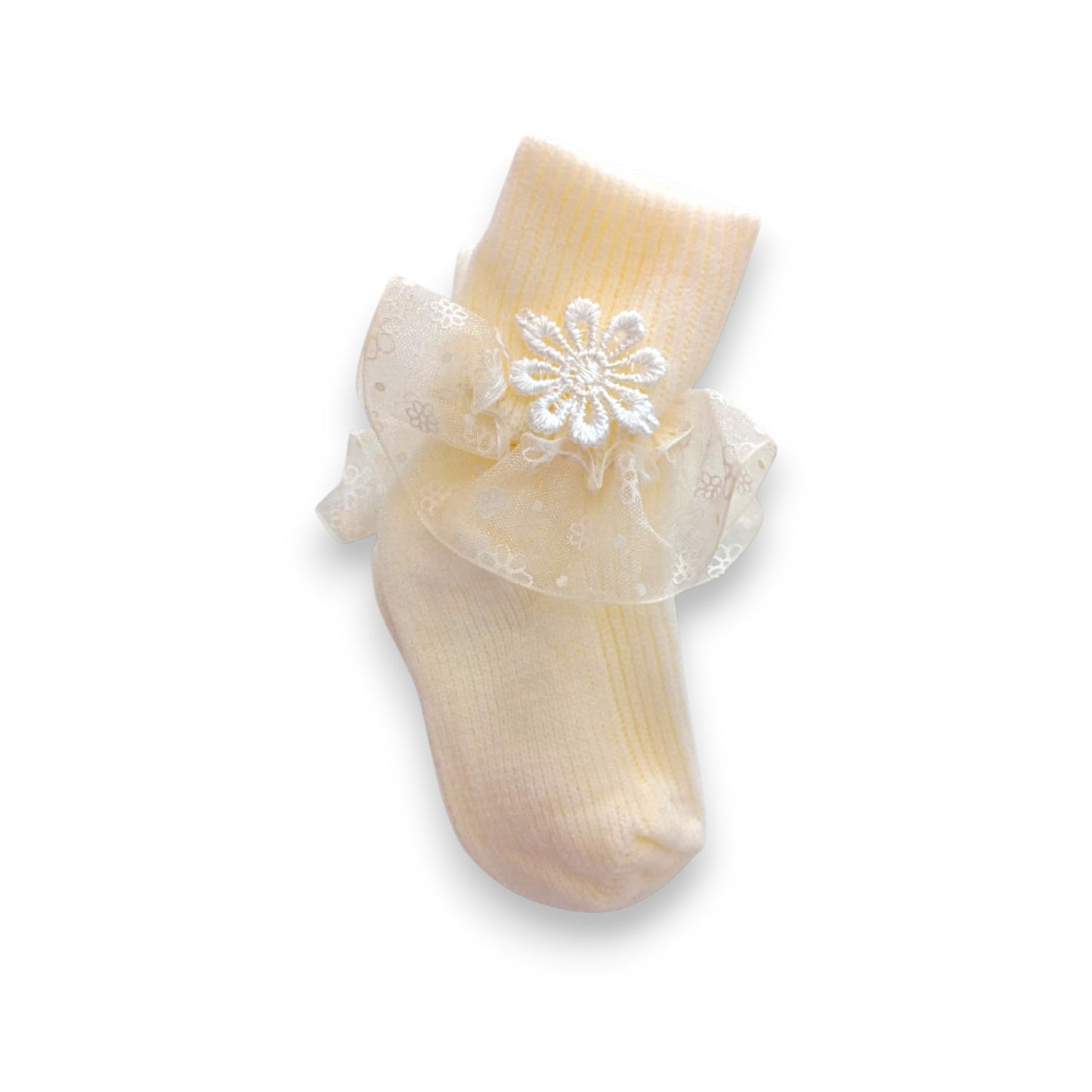 Tobillera Sary varios modelos hueso/blanco paquete de 12