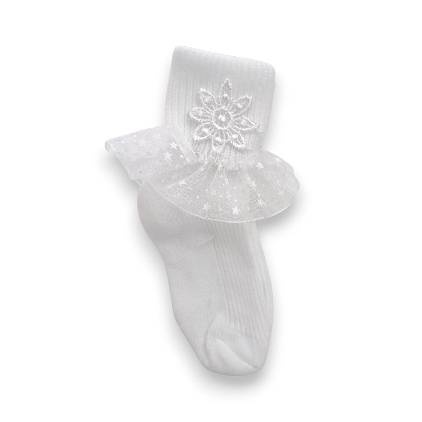 Tobillera Sary varios modelos hueso/blanco paquete de 12