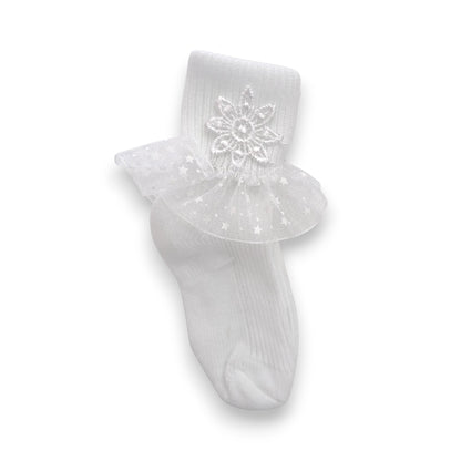 Tobillera Sary varios modelos hueso/blanco paquete de 12