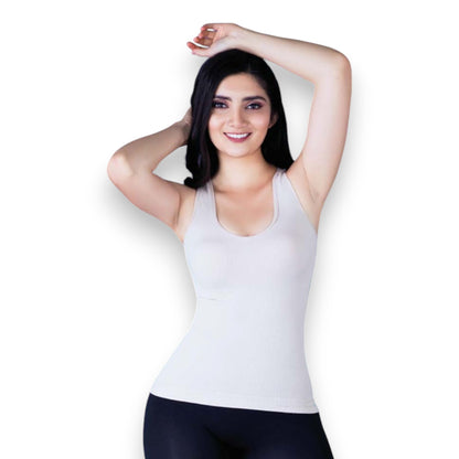 Camiseta de microfibra tirantes anchos unitalla dama #002 Catherine