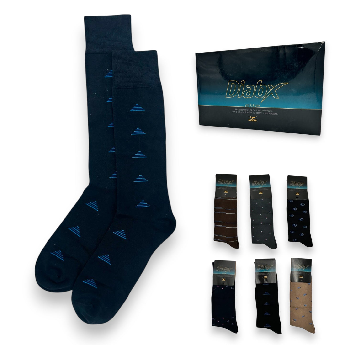 Calcetines diabético elite Koos caballero paquete de 6