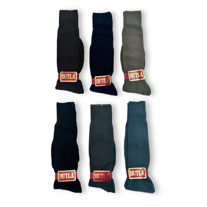 Calcetines acanalados para vestir caballero Dutla paquete de 6