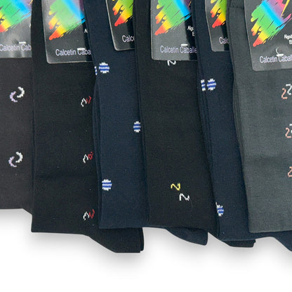 Calcetines con compresión estampados sin costura Jandry paquete de 6