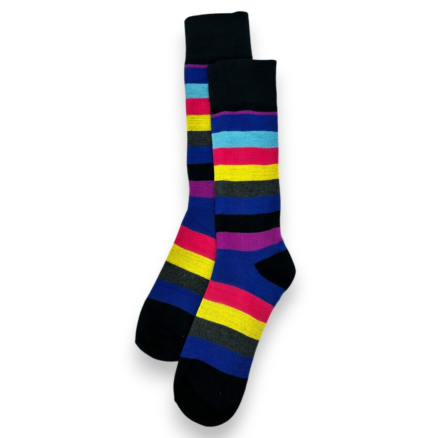 Calcetines de algodón coloridos fantasía unitalla caballero Dfrendeli paquete de 6