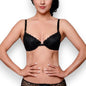 Brasier strapless media copa con finos detalles de encaje dama #661