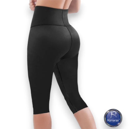 Leggins deportivos tipo capri con compresión media colombiano #007 Romanza