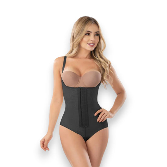 Faja colombiana Body tipo tanga con broches frontales #3236 Romanza