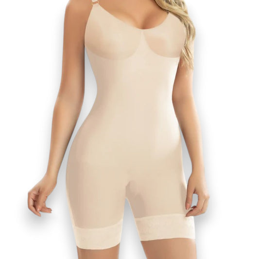 Faja Colombiana Short sin costuras con Brasier Prehormado #2151 Romanza