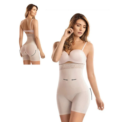 Faja colombiana short strapless #2050 Romanza