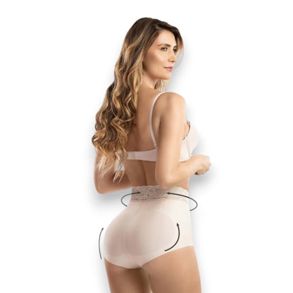 Faja colombiana pantaleta con encaje en cintura #2036 Romanza