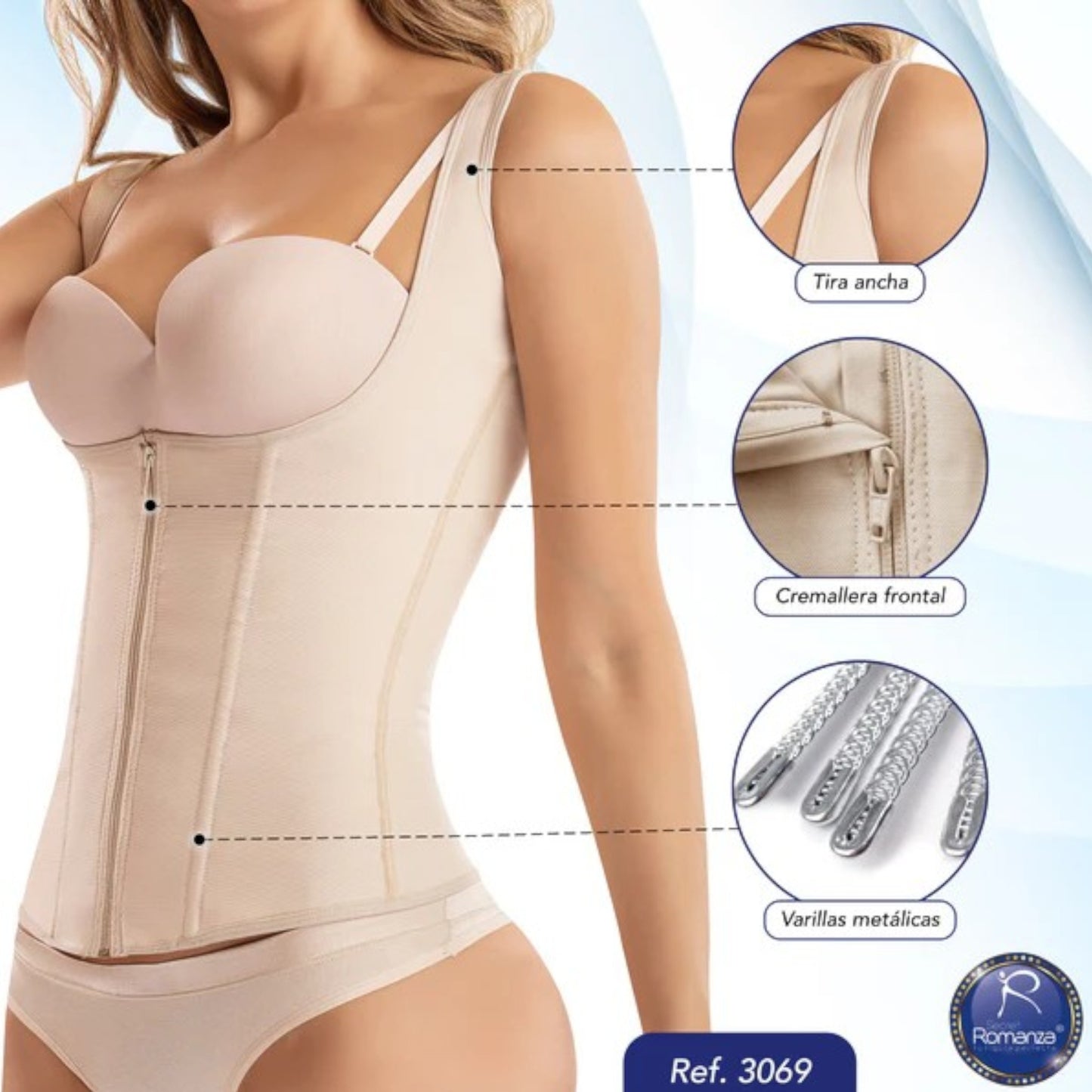 Chaleco colombiano Powernet #3069 Romanza