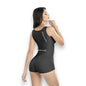 Faja colombiana body postquirúrgico 4 líneas de broches #3201 Roamanza