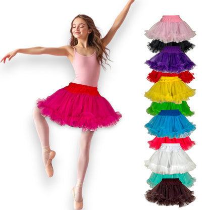Tutu básico juvenil varios colores