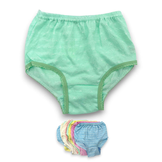 Pantaleta económica algodón con diseño niña Chavely paquete de 12