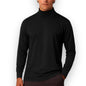 Playera cuello ruso de color manga larga caballero AYA