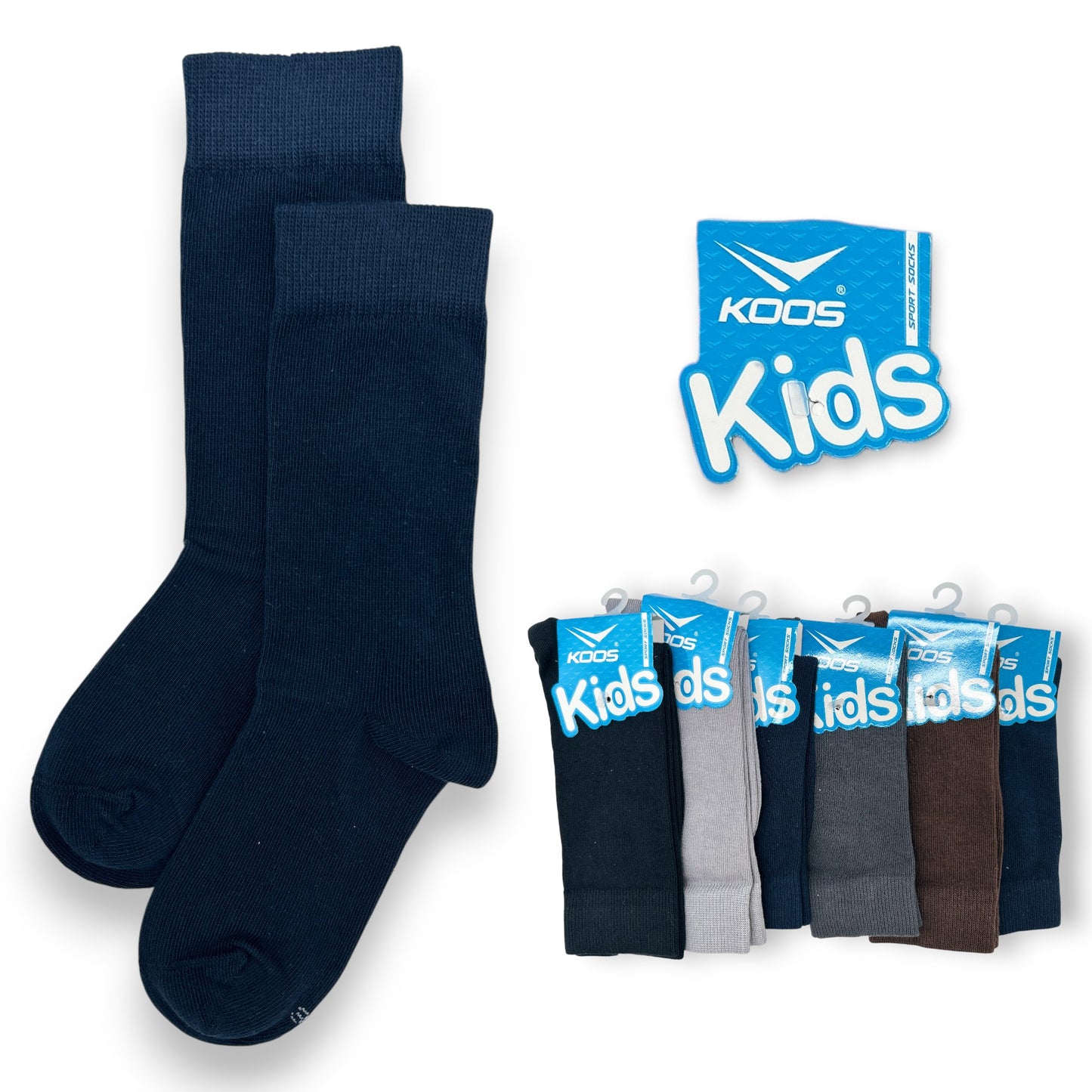 Calcetines de algodón infantil Koos paquete de 6