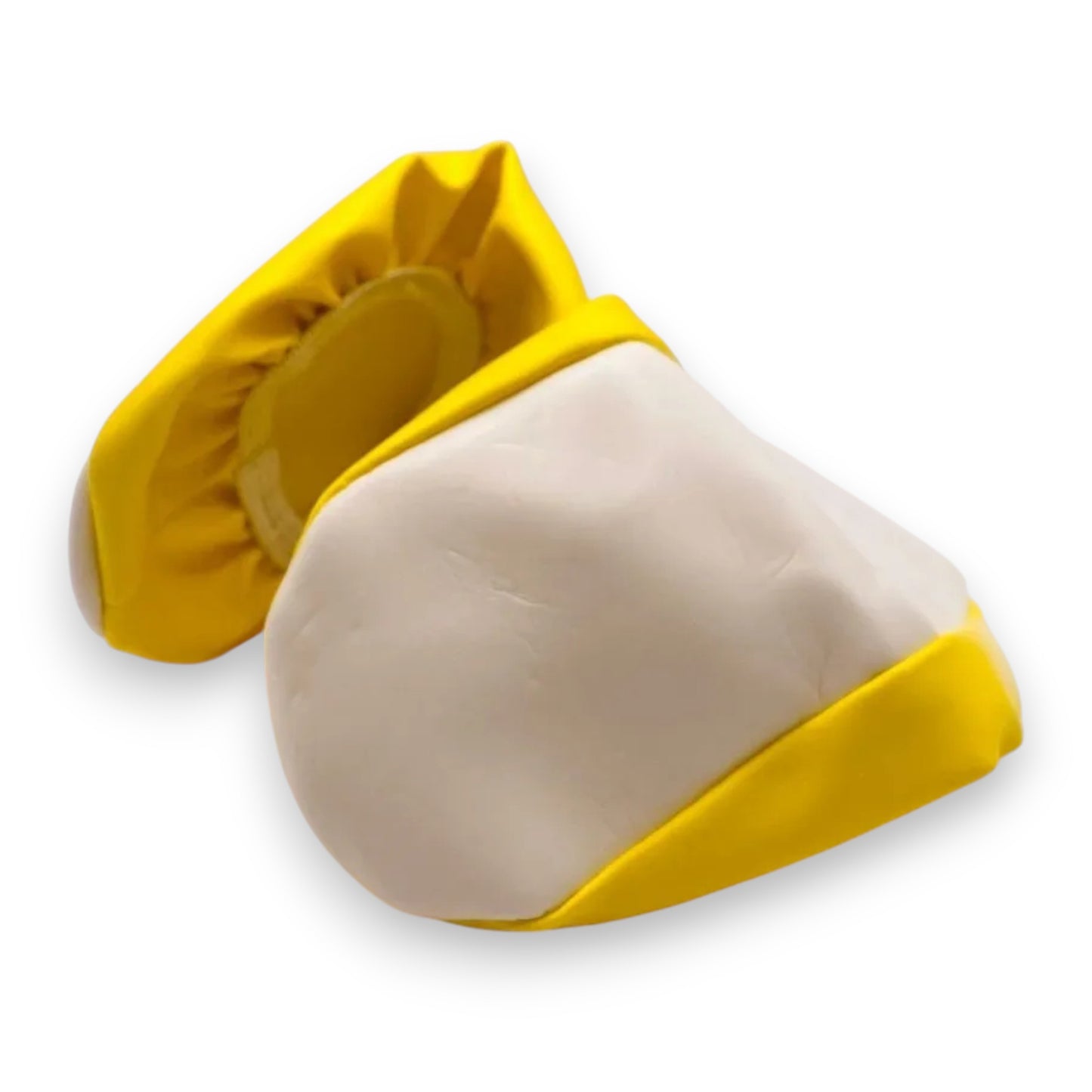 Zapatilla Chemise liso para Baile / Ballet / Disfraz | Tallas 12–26 Amarillo