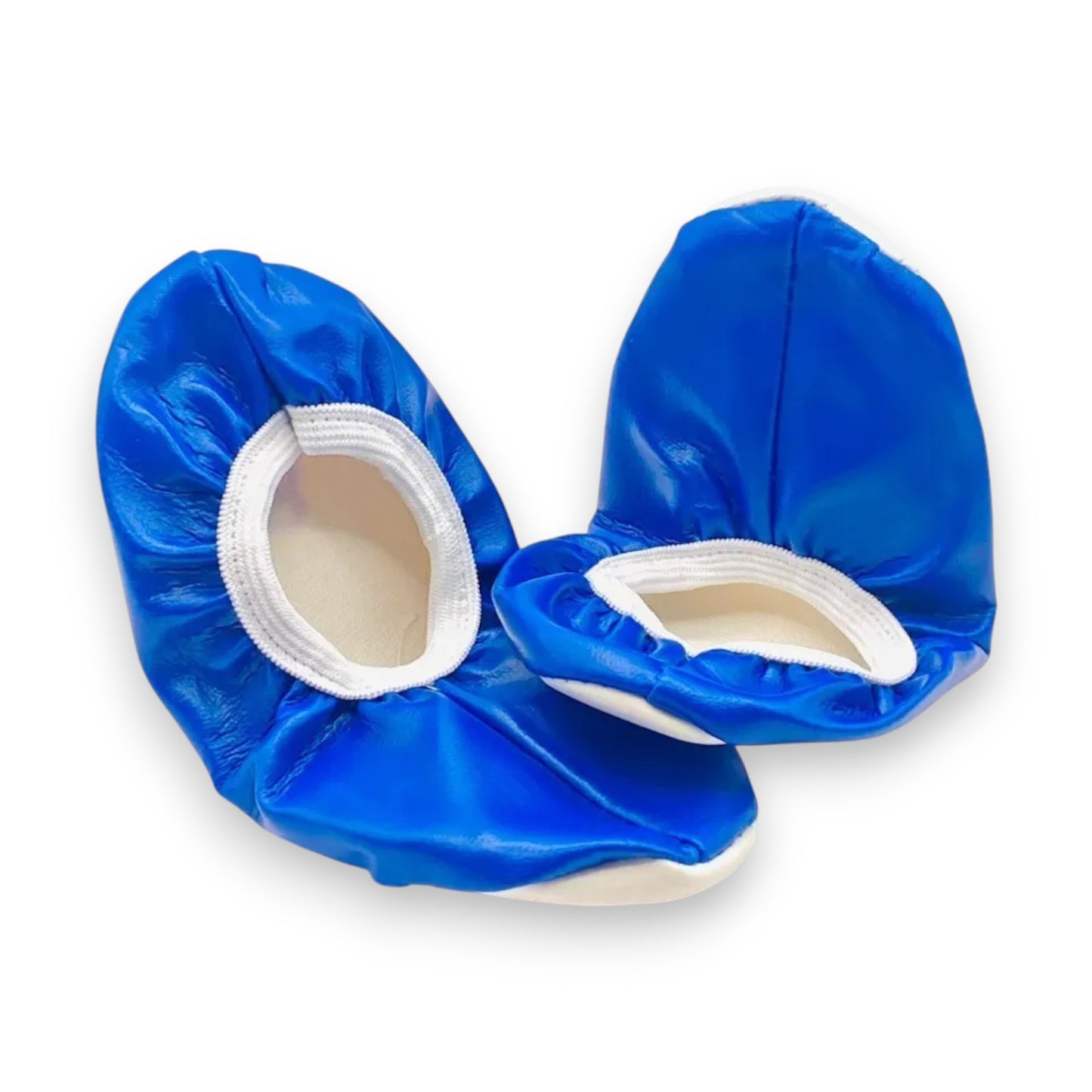 Zapatilla Chemise liso para Baile / Ballet / Disfraz | Tallas 12–26 Azul Rey